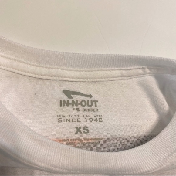 In-N-Out T-Shirt youth size XS. White - Picture 3 of 7